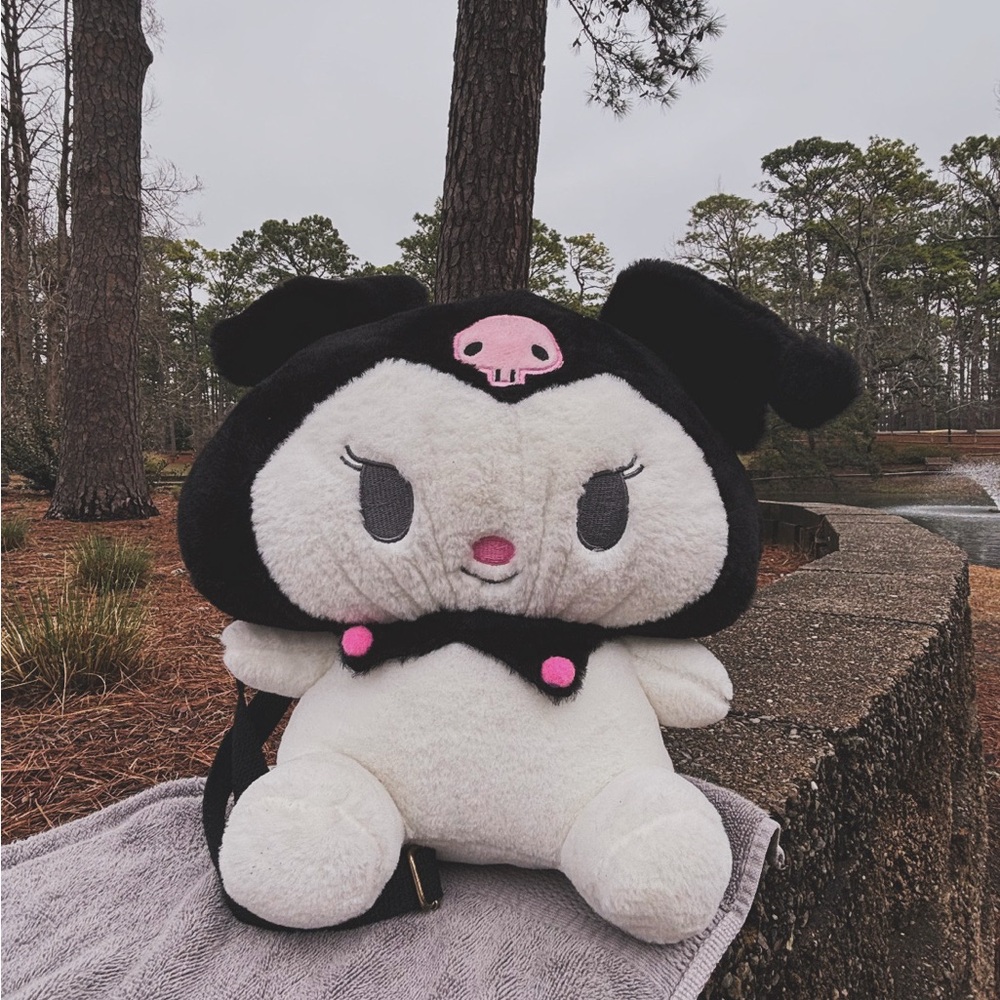 & Other Stories Black and White Plush Toy
